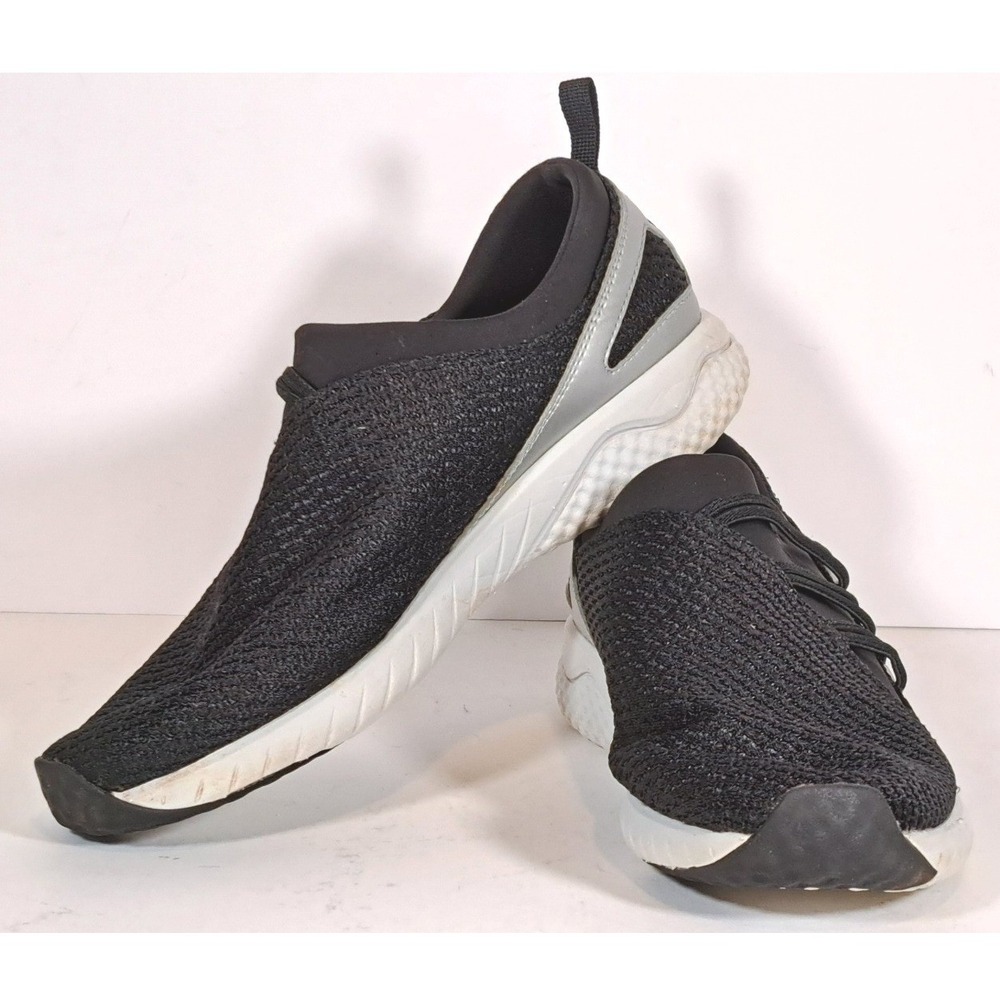 Merrell Womens J45430 Air Cushion Slip On Mesh Sneakers Black Silver Size 8